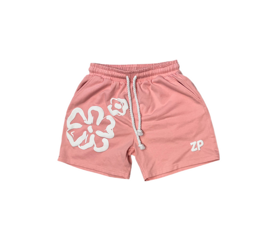 ZP Softwear Shorts – Rosa Puff Print